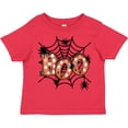 thumbnail image 3 of Inktastic Halloween Boo with Spiders in Web Boys or Girls Toddler T-Shirt, 3 of 5