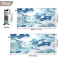thumbnail image 4 of Dreamtimes Beach Towels Write Blue Tie Dye Camping Towels Sand Free Beach Towel, 30"x60" Large Beach Towels Quick Dry Bath Travel Towels Pool Yoga Beach Mat for Men Women, 4 of 7