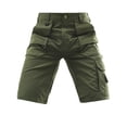thumbnail image 5 of GrmtClth Mens Water Resistant Ripstop Cargo Shorts 2026 Relaxed Fit Solid Color Short Pant Hiking Multi Pockets Outdoor Work Shorts Soft Clothes Army Green L, 5 of 8