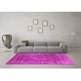 thumbnail image 3 of Ahgly Company Indoor Round Oriental Pink Industrial Area Rugs, 8' Round, 3 of 4
