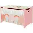 thumbnail image 1 of CoSoTower Toy Box with Lid, Toy Chest Storage Organizer for Bedroom with Safety Hinge, Pink, 1 of 7