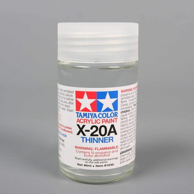 Diluyente de pintura TAMIYA Acrílico/poliéster X20A 46 ml
