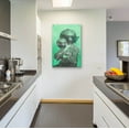 thumbnail image 4 of Epic Art 'Green Universe' by Elo Marc, Acrylic Glass Wall Art, 24"x36", 4 of 8