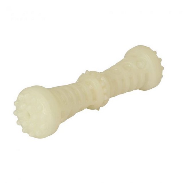 Regatta - Juguete Masticable para Perros de Goma Diseño Brilla en la Oscuridad (Blanco)