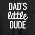 thumbnail image 3 of Instant Message - Dad Set Little Dude - Toddler & Youth Crewneck Fleece Sweatshirt, 3 of 6