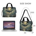 thumbnail image 3 of FORMRS 16" Laptop Bag Carrying Sleeve Case with Handle Travel Shoulder Briefcase, Whale and Moon, 3 of 8
