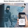 thumbnail image 4 of LNKOO E27 Bulb Camera, 1080P Security Camera System with 2.4GHz WiFi, 360 Degree Wireless Home Surveillance Cameras, Night Vision, Two Way Audio, Smart Motion Detection, 4 of 7