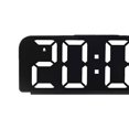 thumbnail image 4 of Reloj LED Soledad Despertador de proyección Luz blanca negra, 4 of 8