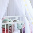 thumbnail image 3 of YAOMOBB Kids Bed Canopy Fine Mesh Bed Canopy Crown Decor Star Pendant Princess Room Highlight, 3 of 7