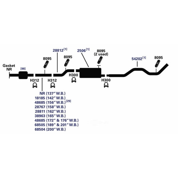 AP Exhaust 54202 Exhaust Tail Pipe