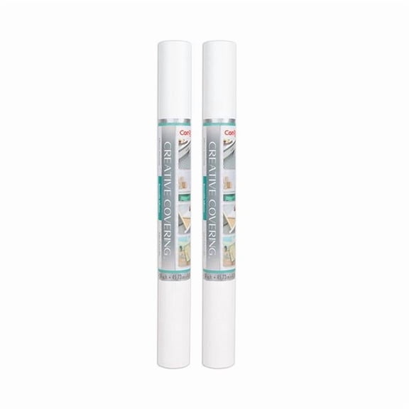 18 x 16 ft. Adhesive Roll, White - Pack of 2