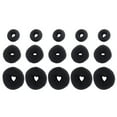 thumbnail image 1 of Hair Donut Bun Maker Ring Nylon 15Pcs Small 2.4x2.4x1.2in, 1 of 8