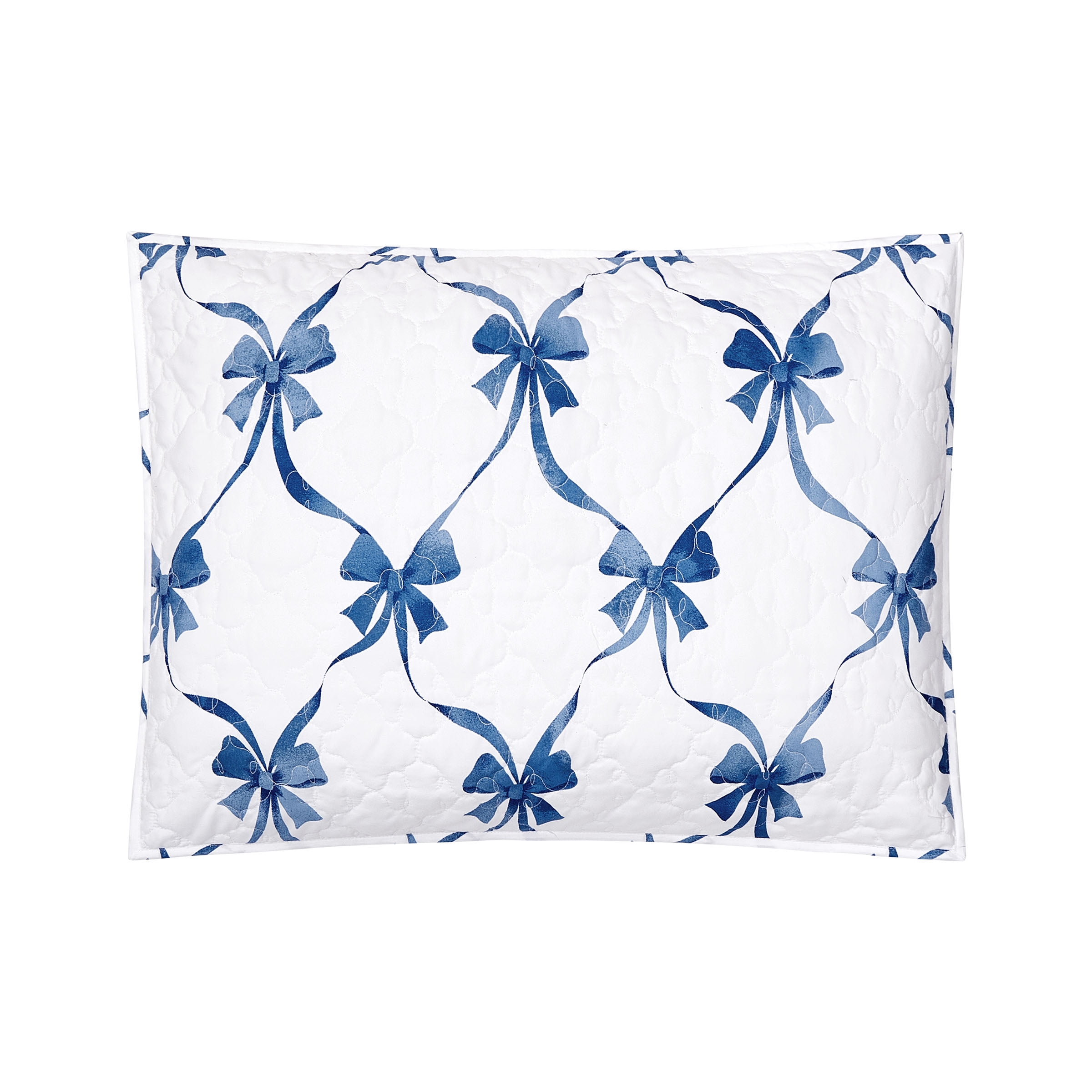 Modern Heirloom Abigail Bow Blue 2-Piece Quilt Set, Twin, All Ages