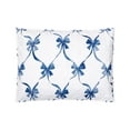 thumbnail image 5 of Modern Heirloom Abigail Bow Blue 3-Piece Quilt Set, Full/Queen, All Ages, 5 of 7