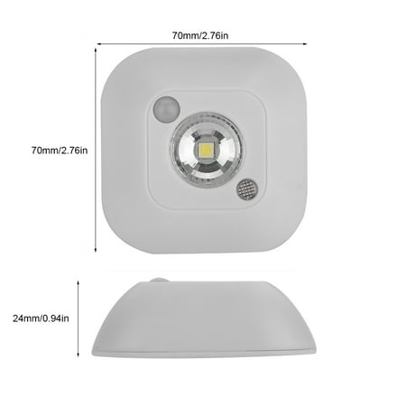 

Motion Sensor Night Light Battery Powered Wireless Motion Sensor Night Light Dual Sensor Mode For Wardrobes Stairs