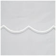 thumbnail image 3 of Eiderdown Dcor 400 Thread Count White Scalloped Embroidered Sateen Cotton Duvet Cover, Full/Queen, 3 of 6