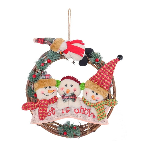 Adornos colgantes navideños Colección de regalos Adorno de interior Muñeco de nieve