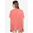 thumbnail image 2 of ellos Plus Size Stretch Knit Scoop Neck Oversized Tunic, 2 of 6