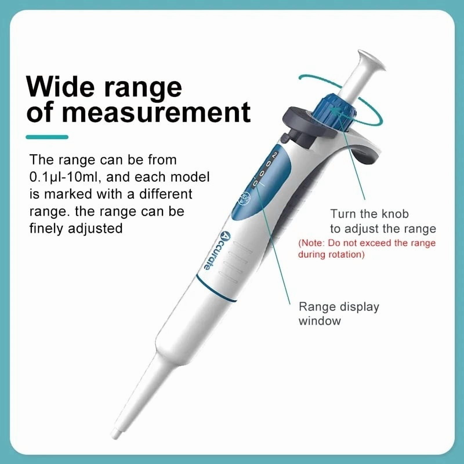 Laboratory Pipette Digital Adjustable Micropipette Lab Pipettor With Pipette Tips , High-Accurate