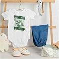 thumbnail image 3 of PACMAN Saint Paddys Pinch Proof Romper Boys or Girls Infant Baby Brisco Brands 18M, 3 of 7