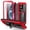 Red, variant on ELEHOLD Rugged Case for Samsung Galaxy S26 Ultra with Slide Camera Protection Built-in Screen Protector Hidden Kickstand Military Grade Shockproof Anti-Scratch Heavy Duty Full Body Case, Silver