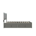 thumbnail image 6 of HomeStock Mountain Majesty Full Bed with Footboard and 2 Drawers in Grey, 6 of 6
