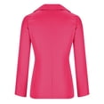 thumbnail image 5 of IROINNID Blazer Jacket for Women Button Closure Long Sleeve Blazer Solid Business Work Jacket for Women Semi-formal Jacket,Pink, 5 of 6