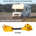 thumbnail image 3 of Adaptador RV Manshan 50A macho a 30A hembra 125V/3750W, 3 of 3