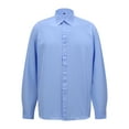 thumbnail image 3 of AZoiNM Men's Slim Fit Business Long Sleeve Shirt Wrinkle-Free Moisture Wicking Polyester, 3 of 9