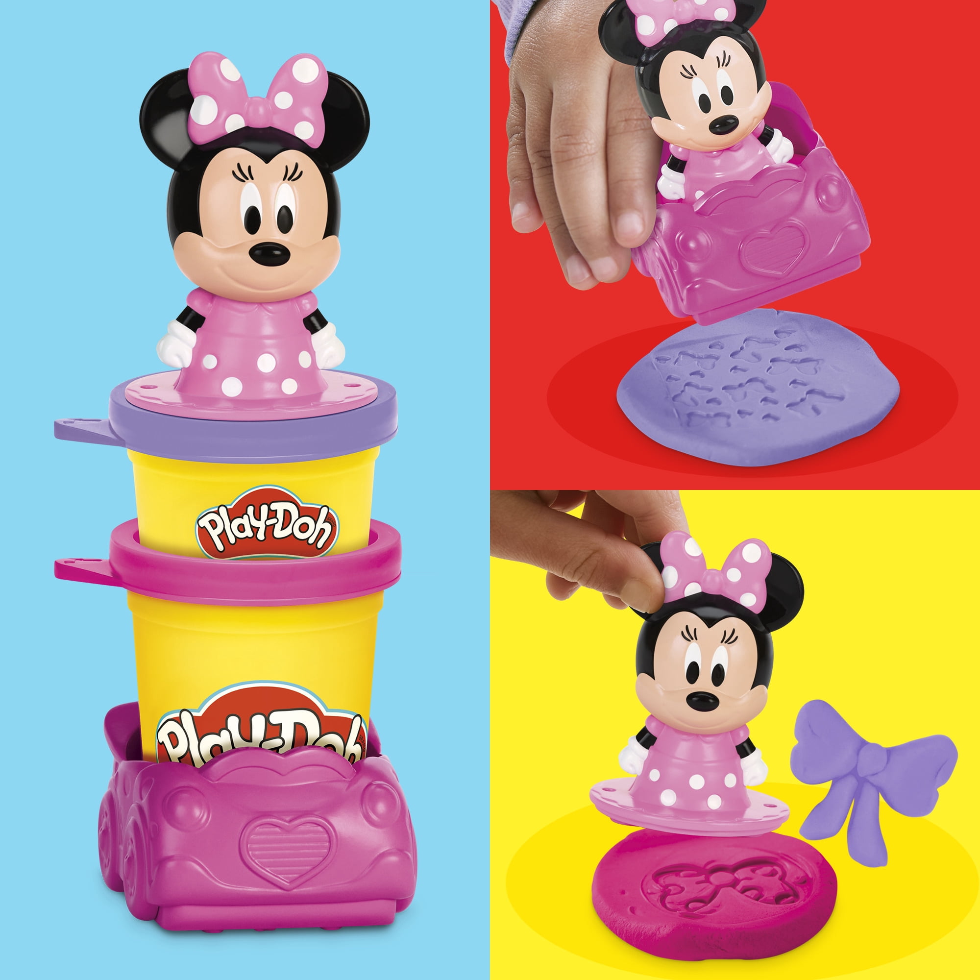 Play-Doh Disney Junior Stamp and Go Minnie Mouse, Kids Arts & Crafts 2+