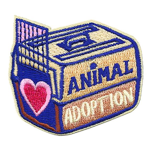 12 pieces 2" Custom Activity Scouts Applique Fun Patches - Animal Adoption Patch