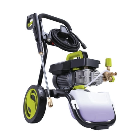 Sun Joe SPX9008-PRO Commercial Series Cold Water Electric Direct Drive Crank Shaft Pressure Washer | 1800 PSI Max | 1.6 GPM Max | 2.41 HP Motor | 120 Volt | Wall Mount | Roll