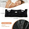 thumbnail image 5 of Cooltop Post Mastectomy Pillow for Recovery 4 Pockets Breast Surgery Healing, Pure Black, 5 of 7