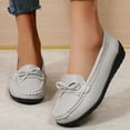 thumbnail image 5 of CHICVOMEY Cute Bow Flats for Women Loafers Business Casual Loafers Shoes with Arch Support Penny Loafers Slip On Dressy Shoes Comfort Flats for Walking&Work, 5 of 7