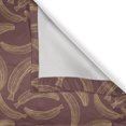 thumbnail image 6 of Ambesonne Banana Valance & Curtain, Outline Drawings Long Fruits, 55"x36", Pale Maroon and Mustard, 6 of 7