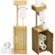 thumbnail image 1 of Estante de Papel Higiénico Independiente de Bambú para 6 Rollos, Estante TP para Organización y Almacenamiento del Baño, 1 of 4