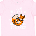thumbnail image 4 of Inktastic I Just Really Like Foxes Ok? Boys or Girls Toddler T-Shirt, 4 of 5