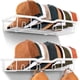 thumbnail image 2 of Perchero para Gorras de Béisbol, Organizador de Pared para 20 Gorras, 2 Paquetes, Resistente Organizador de Almacenamiento de Gorras para Montar en la Pared, Color, 2 of 5