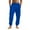 741#Blue, variant on Mens Casual Cotton Joggers Loose Fit Drawstring Sweatpants, Big and Tall Sizes with Pockets for Running​ Brown 2XL