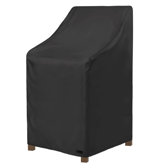 NettyPro Housses Empilables pour Chaises de Patio Imperméables, Housse pour Chaises Empilables de Mobilier de Patio Extérieur, Convient aux Chaises de Salle à Manger à Dossier Haut Empilables de 4 à 6,