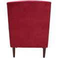 thumbnail image 3 of Fox Hill Trading Ellis Rolled Arm Lounge Chair, Red, 3 of 6