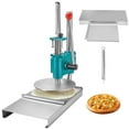 thumbnail image 4 of KFFKFF Hand-Operated Pizza Dough Flattener, 9.5"/24cm Domestic & Commercial Use, Stainless Steel, Adjustable Thickness, Pizza Dough & Pastry Press for Perfect Chapati and Pizza Base, 4 of 9
