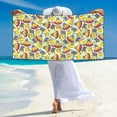 thumbnail image 5 of Bingfone Hippopotamus Oversized 27.7x55 Inches Beach Towel, Super Absorbent Soft Plush Pool Towel, Bath Towel for Travel Sports Pool Swimming Bath Camping Yoga Girls Women Adults, 5 of 6