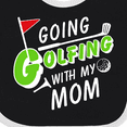 thumbnail image 4 of Inktastic Going Golfing with My Mom Kids Golf Boys or Girls Baby Bib, 4 of 4