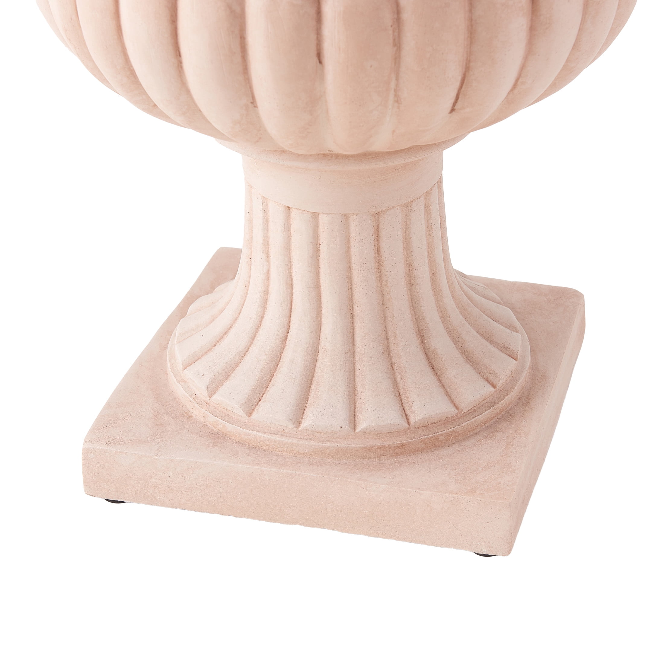 Christopher Knight Home MGO Flower Urn Planter Set of 2 with Scroll Handles, Terracotta