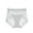 Gray, variant on Admvng Womens Underwear Plus Size Solid Color Lace Underwear, Size L-2XL