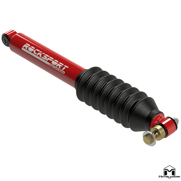 MetalCloak RockSport RED Steering Stabilizer Kit, TJ Wrangler