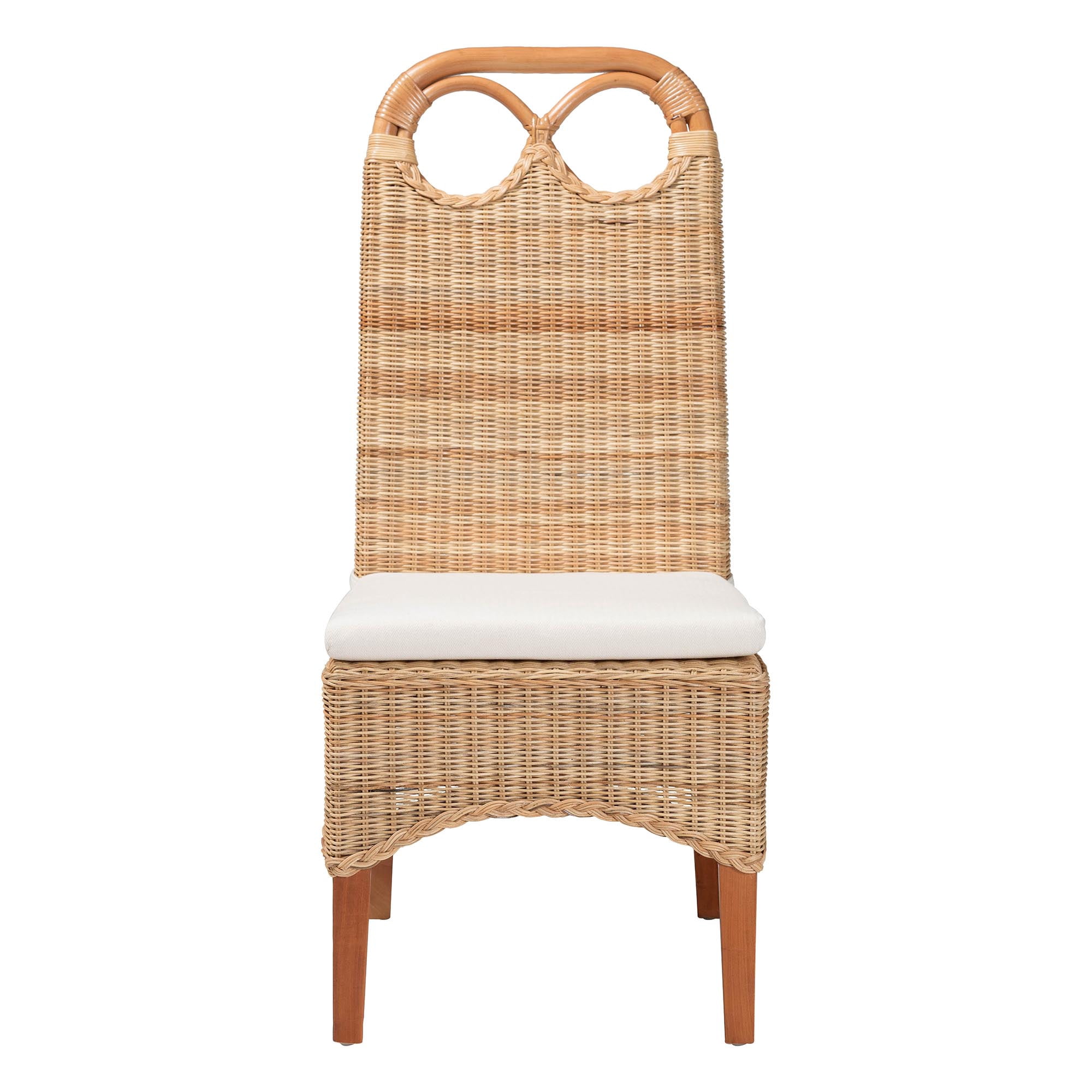bali & pari Dyna Boho Dining Chair, Natural