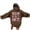 Brown, variant on Womens Hoodies Cute Ribbon Bow Graphic Hoodie Vintage Oversize Drop Shoulder Aesthetic Pullover Sweatshirt with Front Pocket Oversized Sweatshirt Women Light Blue S