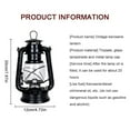 thumbnail image 7 of Blizzard Hurricane Oil Lamp Burning Lantern Vintage Kerosene Lamp Iron Lantern Oil Lamp Decoration, 7 of 7